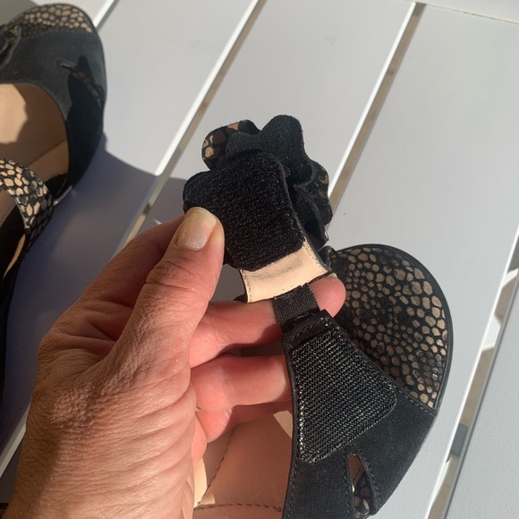 BeautiFeel black suede and cream leather sandals size 7 (European 38) - Picture 15 of 15